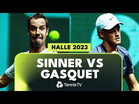 jannik sinner vs r gasquet live score